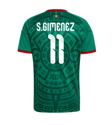 Mexico Santiago Gimenez #11 Hjemmebanetrøje VM 2026 Kortærmet
